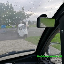 Bakspejl passer til alle kabinescootere inkl. montering