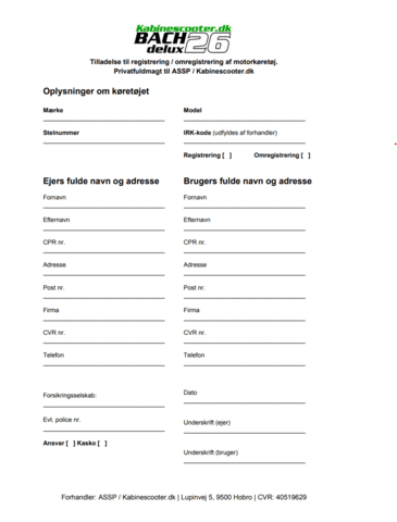 Registreringstilladelse