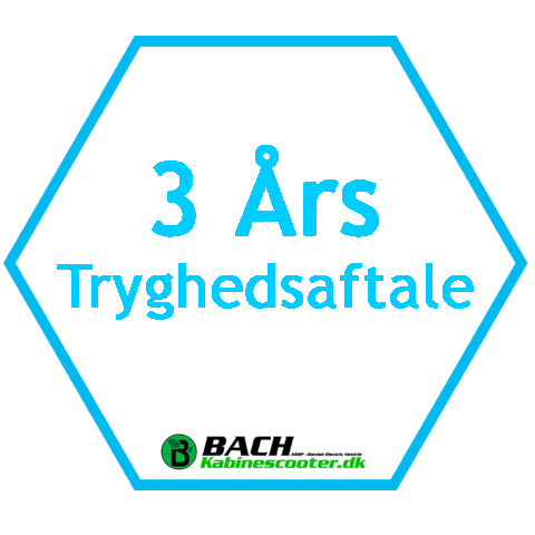 Tilkøb 3 års Tryghedsaftale - BACH Kabinescooter
