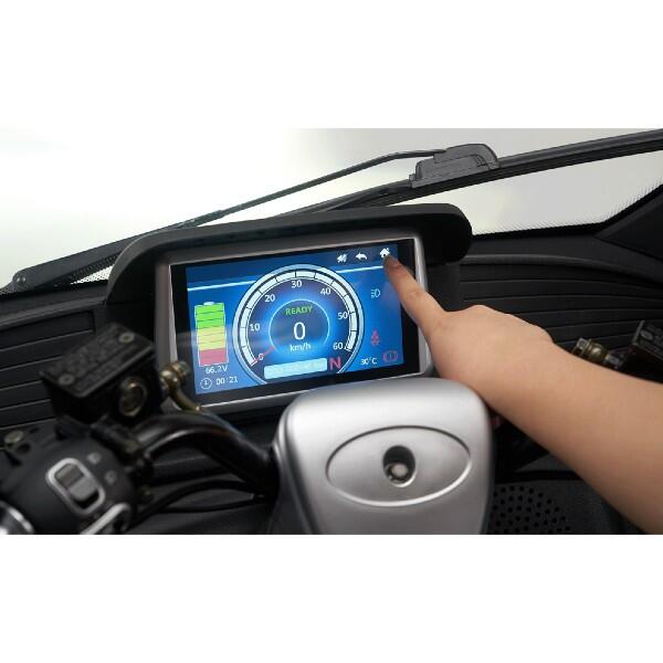 E-Cabin 30km/t lille knallert 60V-45Ah Kabinescooter