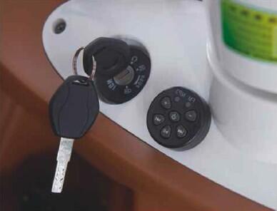 TOL t414 - Kabinescooter 30km/t lille knallert 45AH batteri