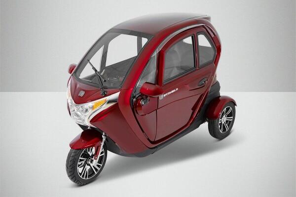 TOL t414 - Kabinescooter 30km/t lille knallert 45AH batteri