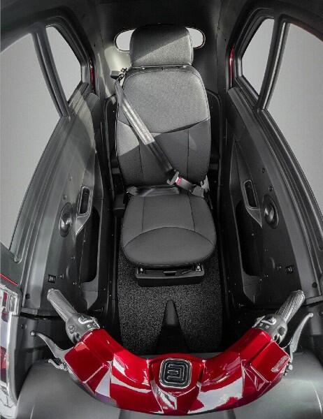 TOL t414 - Kabinescooter 30km/t lille knallert 45AH batteri