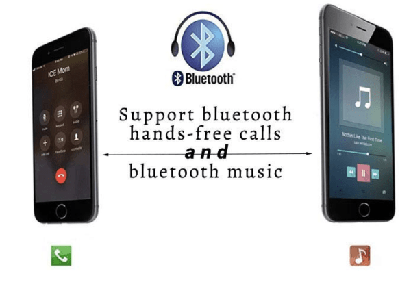 Radio med bluetooth musik & håndfri telefonopkald, passer til Bach Kabinescooter incl. kraftig Antenne og montering