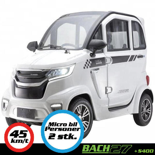 Kabinescooter BACH 27 quadricycle incl. Batteri S400