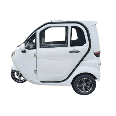 Ny hvid kabinescooter, 30 km/t - kørt 30 km