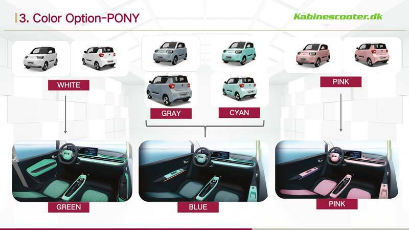 PONY Color Option cabinescooter.com