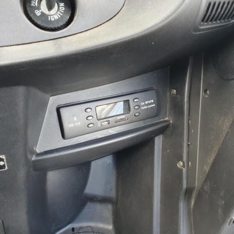 SOLGT !Brugt E Force Kabinescooter Koksgrå med store batterier.