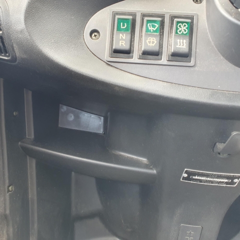 SOLGT !Brugt E Force Kabinescooter Koksgrå med store batterier.