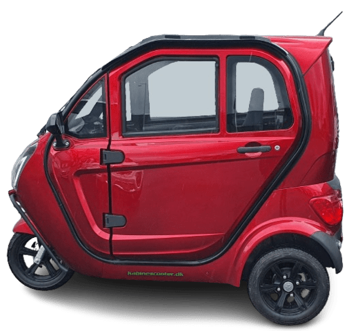 Ny Kabinescooter Bach Delux 26 incl. Batteri S90 Dark red