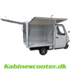 Cargo Kabinescooter - Set fra siden med tom lad boks